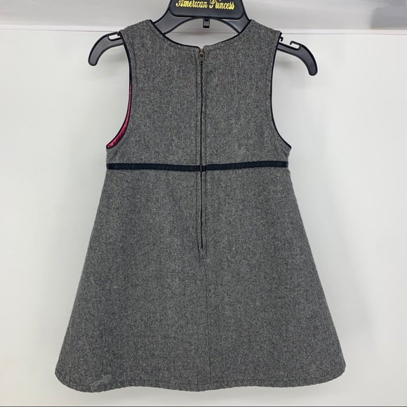 Gymboree Girls Recycled Gray Wool Dress size 5 - Picture 2 of 7